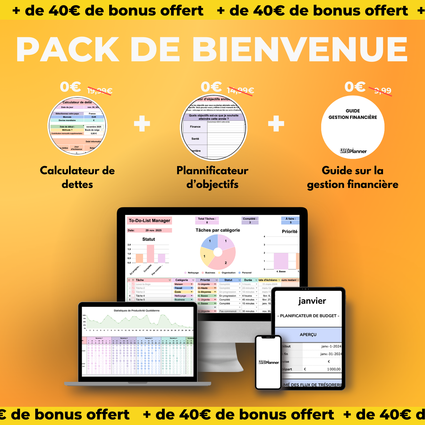 Life Planner™ - Organisez automatiquement toute votre vie