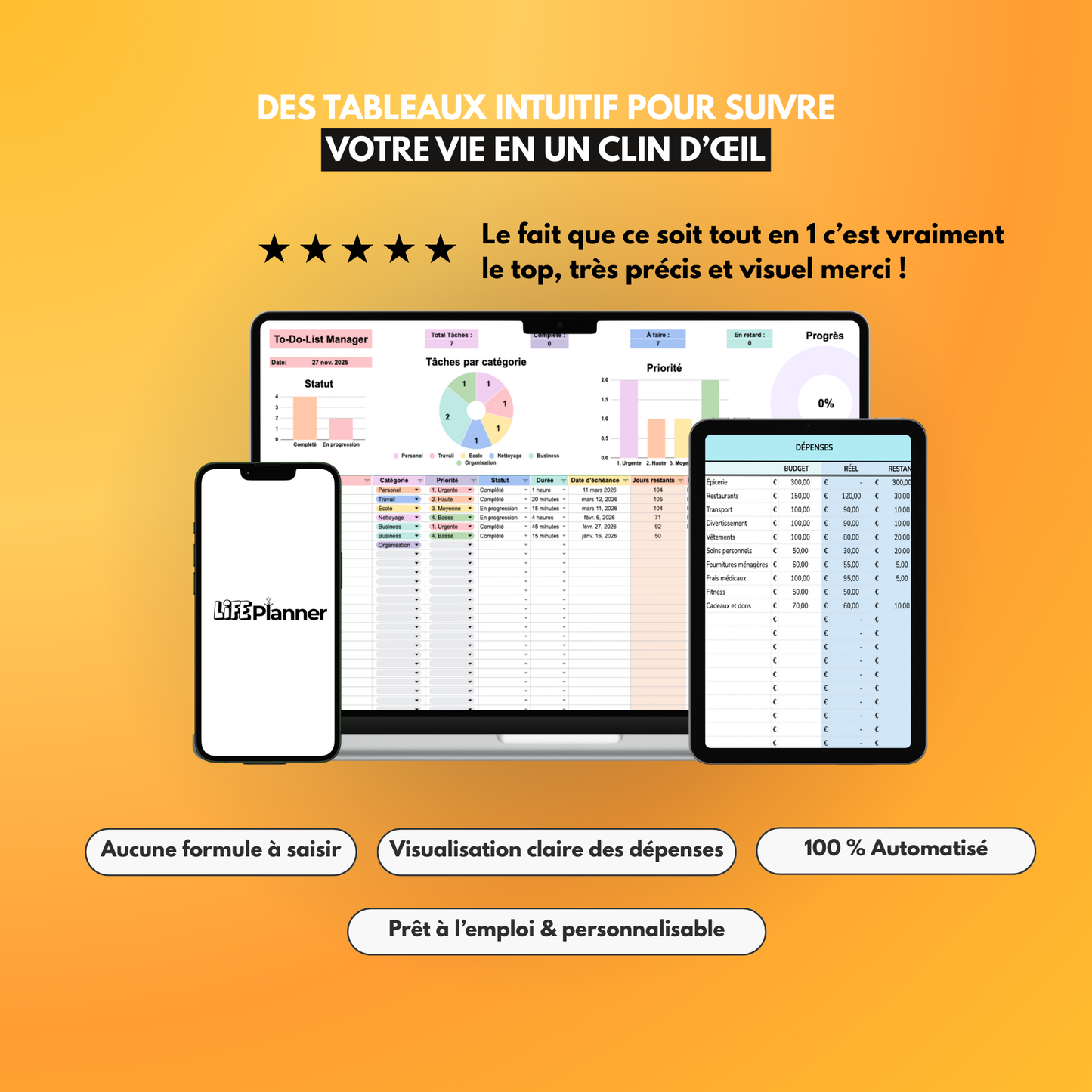 Life Planner™ - Organisez automatiquement toute votre vie